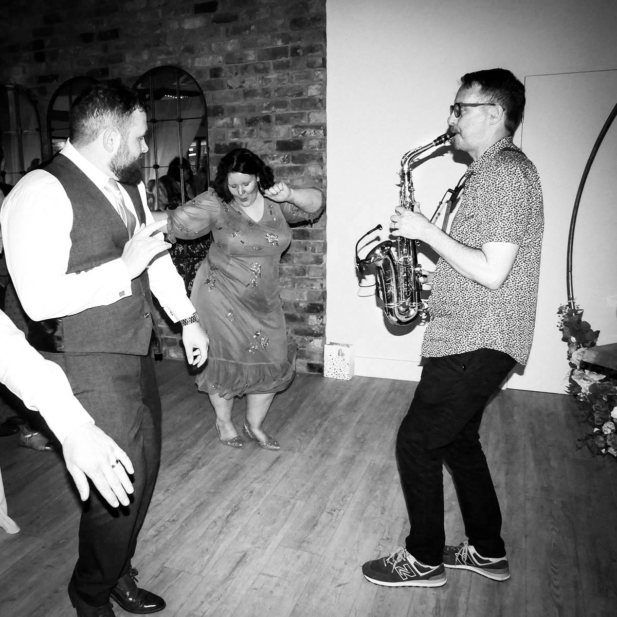 DJ Karlton & Al on Sax at Priors Hayes